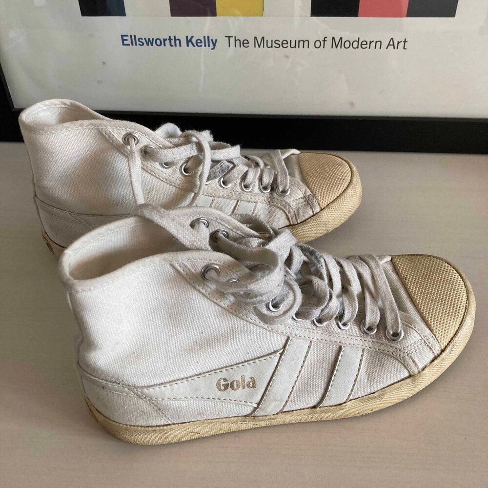 Vegan Gola Classics Women's Coaster Hightops in White Size 5